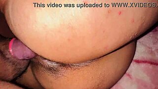 he bends my beautiful shaved muslim girlfriend over for doggystyle pussy pounding