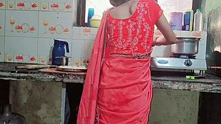 Horny Student Begs Bhabhi Kitchen Fuck Hardcore