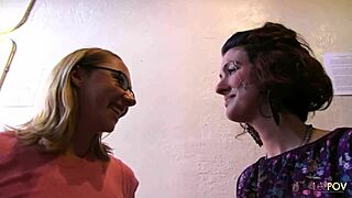 blonde milf and brunette lesbian cum hard with toys