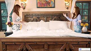 Busty lauren phillips seduces vanna bardot in steamy lesbian milf sex