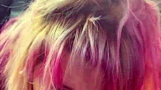 Pretty hooker kneels in backseat sucking cock deep before cum in mouth?