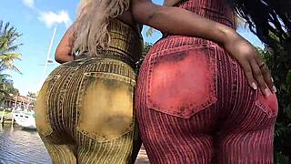 Interracial Ebony Breyana Pawg Ryan Big Ass Bonanza Outdoor