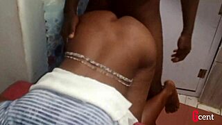 guy pounds tight pussy hard doggystyle till she screams