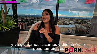 curvy latina nena mala dirty interview blowjob cum in mouth outdoor