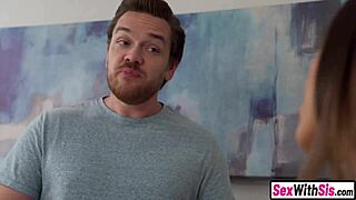 Latina Milf Stepsis Blows and Fucks Stepbro in Classroom