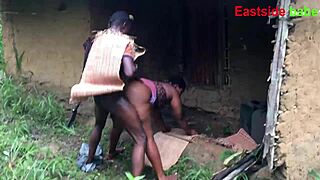 wanna see the hunter pounding the king's wife outdoors so hard?