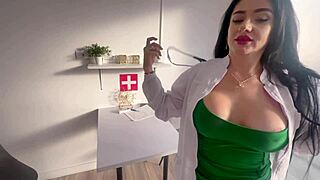 doctor stella osorio sucks my cock deep begs for cum treatment