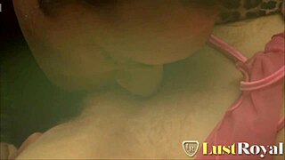 curly-haired naughty milf babe begs for monster cock slamming her pussy outdoors