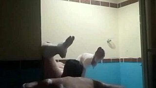 voyeur films busty colombian milf's big clit hairy pussy fucked doggystyle in motel!