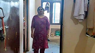 Desi padosan bhabhi bends over for hardcore anal assfucking with big cock doggystyle