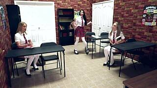 mean girls alex coal daisy stone tiffany watson lose thoughts in bdsm slave orgy!!!