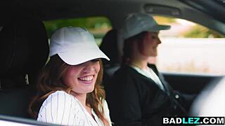 big boobs milf softball coach fucks teen student hard with strapon