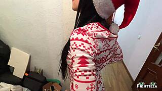 searchin for christmas tree stuff turns into stepmom pantry creampie fuck!