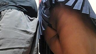 Student gets creampie squirt on train, brazilian bbw begs public