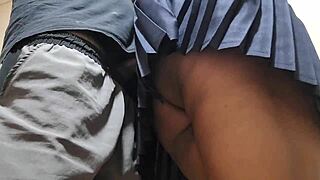 Student gets creampie squirt on train, brazilian bbw begs public