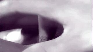 Latin lesbians in fishnets finger gaping each other wildly