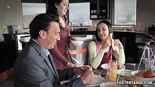 jazmin luv suppresses urges but fucks foster stepdad hard!!