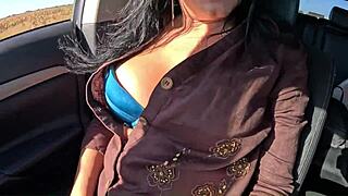 Risky Outdoor Public Blowjob Swallows Every Drop From Stranger