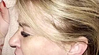 Step Son Shoves Big Dick in Sleeping Mom's Mouth Early Morning