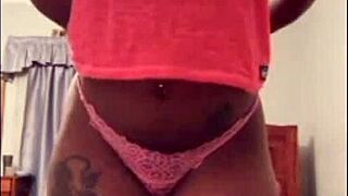 Curvy ebony milf deepthroats bbc bareback rides to wet pussy creampie