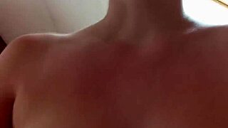 chubby mature milf strokes fat tits in solo play