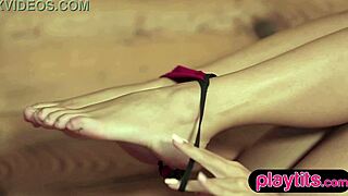 petite hungarian milf strips tanned body showing perky boobs and naked curves