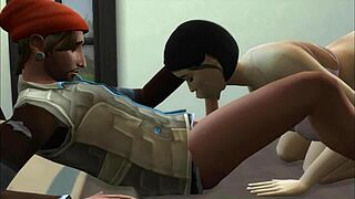 stepson sneaks taboo bites of sims 4 stepmom