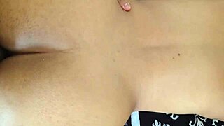 single latina mom bent over balcony while kids play, rough doggystyle