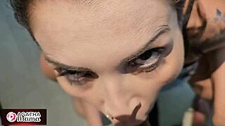 agatha offers cunhado pussy creampie before bro gets home