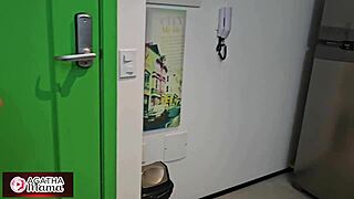 agatha offers cunhado pussy creampie before bro gets home