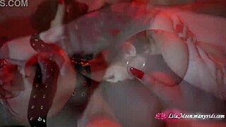 Two Lesbians Bind And Lick Girlfriend's Pussy To Mega Orgasm