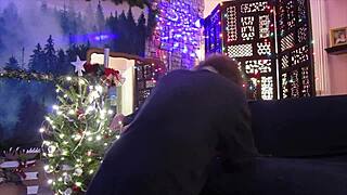 Hotwife steffi teases pussy dance in plaid skirt cosplay