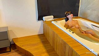 i ride my big ass milf stepmom's cock in the tub