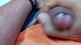 huge creamy cumshot close up stroke homemade tan lines