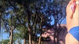 madrasta bikini garden teases enteado new lingerie video homemade