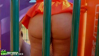 lucky nicole santana big booty black milf playground car pounding