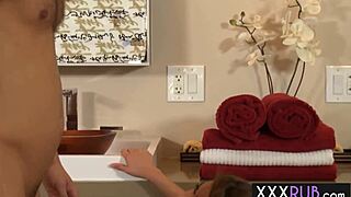 Small Tits Asian Milf Charmane Star's Post-Massage Blowjob Perfection