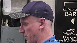 Inked british milf sucks tugs monster cock glasses hd