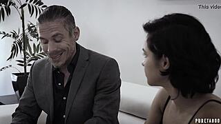 Naive Teen Babysitter Cadey Mercury Tricked into Losing Virgin Pussy to Horny Employer