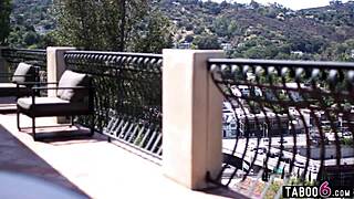 Rachael Cavalli spies teen dancer then sits face for pussy lick frenzy