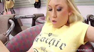 blonde asian milf with nice boobs gets fucked hard 💦😍