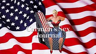 Granny America Fingers Fat Pussy Close-Up Before Hardcore Orgasm Fuck