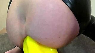 crazywifesluts goes anal deviant with huge cock fisting and gaping