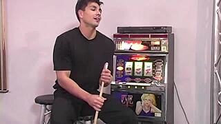 Ever wondered how two blonde slut MILFs take a threesome with anal and deepthroat?