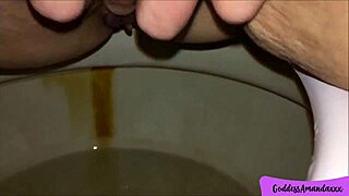 Chubby milf bathroom solo bet you crave toilet pussy worship