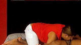 stepdad fucks me once to forget mom on bed with big ass tits