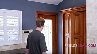 Dork's Freeuse Pity Fuck from College Bully Milf