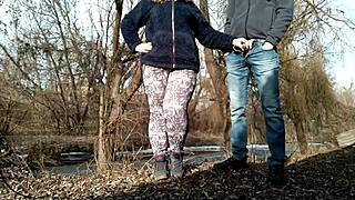 ever seen your mother-in-law's hairy pussy outdoors?