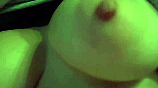 italian artemisia love shakes massive natural tits in hot solo bounce