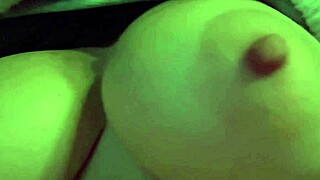 italian artemisia love shakes massive natural tits in hot solo bounce